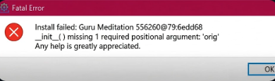 Sideloadly — Guru Meditation error